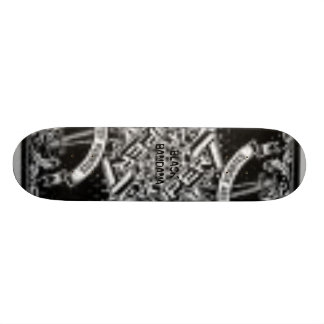 schwarzer Bandana Skateboard