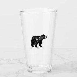 Schwarzer Bär Glas