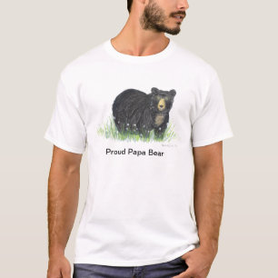 Schwarzer Bär, neues T-Shirt Vati des stolzen