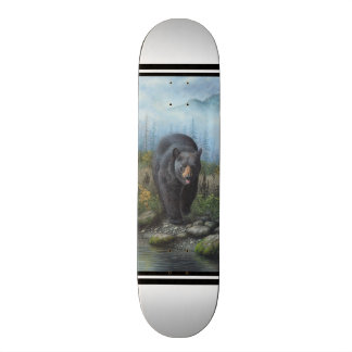Schwarzer Bär Skateboard