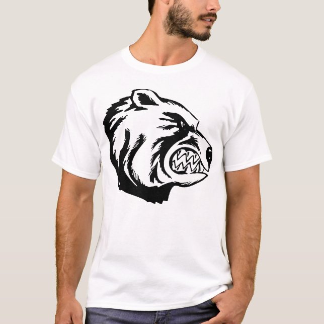 schwarzer Bär T-Shirt (Vorderseite)