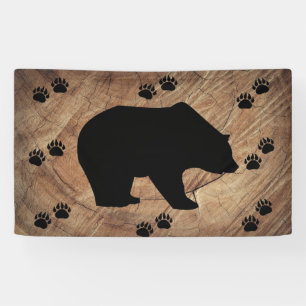 Schwarzer Bär und Bärenpaare Banner