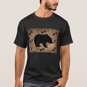 Schwarzer Bär und Bärenpaare T-Shirt