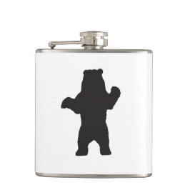Schwarzer Bär Vinyl Wrapped Flask Flachmann
