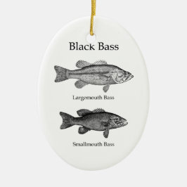 Schwarzer Baß (Linie Kunst) Keramikornament