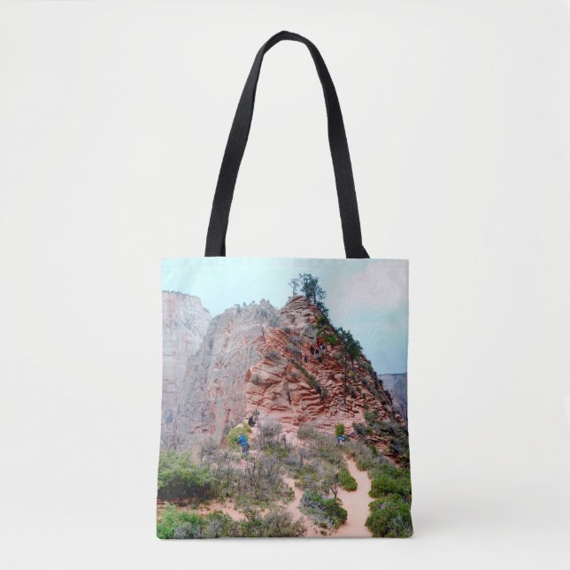 SCHWARZER BERG UNTER KLAREM NACHTHIMMEL TASCHE (Vorderseite)