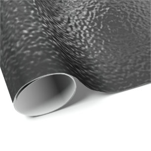 Schwarzer bezaubernder metallischer korporativer geschenkpapier