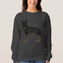 Schwarzer Bi-Color-Deutscher Schäferhund Niedliche