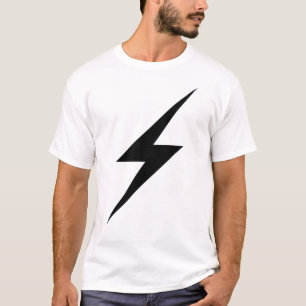 Schwarzer Blitzschlag der Anarchie T-Shirt