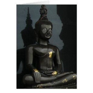 Schwarzer Buddha ... Nong Khai, Isaan, Thailand Ca