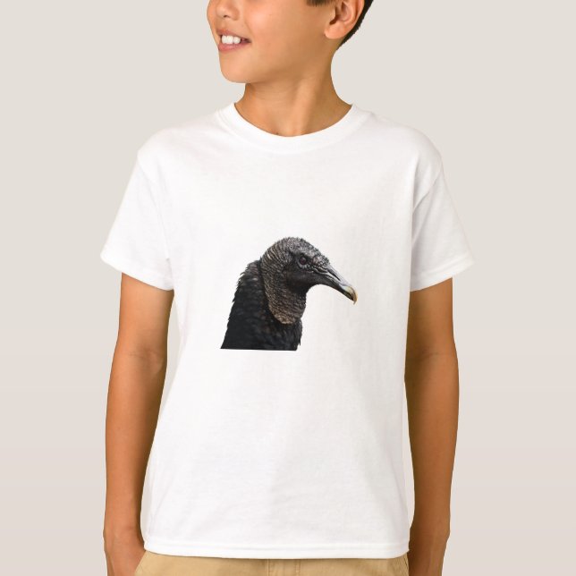 Schwarzer Bussard T-Shirt (Vorderseite)