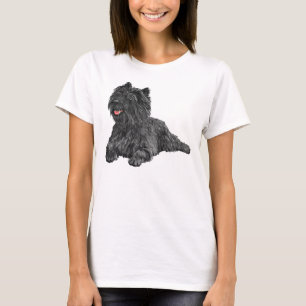 Schwarzer Cairn Terrier T-Shirt