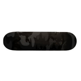 Schwarzer CamouflageSkateboard Pro Skateboard