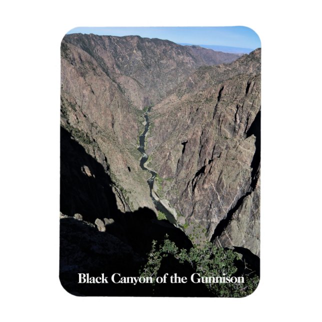 Schwarzer Canyon des Gunnison National Park Colo. Magnet (Vertikal)