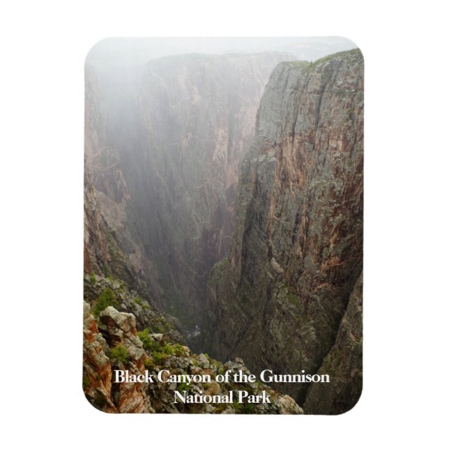 Schwarzer Canyon des Gunnison Nationalpark Colorad Magnet (Vertikal)