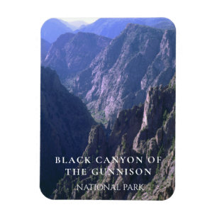Schwarzer Canyon des Gunnison-Nationalparks Magnet