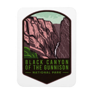 Schwarzer Canyon des Gunnison-Nationalparks Magnet