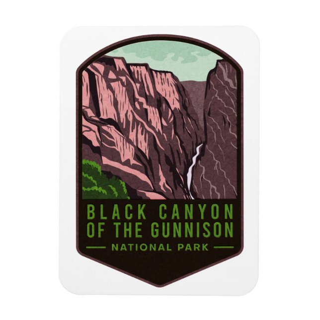 Schwarzer Canyon des Gunnison-Nationalparks Magnet (Vertikal)