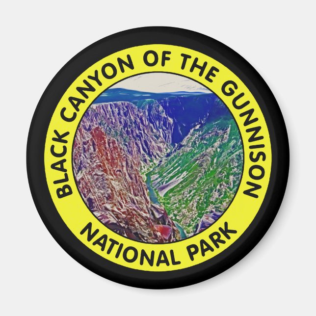 Schwarzer Canyon des Gunnison-Nationalparks Magnet (Vorne)