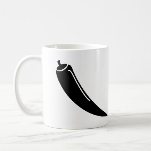 Schwarzer Chili Pfeffer Kaffeetasse (Links)