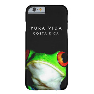 Schwarzer Costa Rica-Baum-Frosch iPhone Kasten Barely There iPhone 6 Hülle