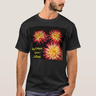 Schwarzer Dahlie-T - Shirt