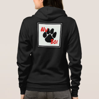Schwarzer das NU Boi der Frauen Hoodie
