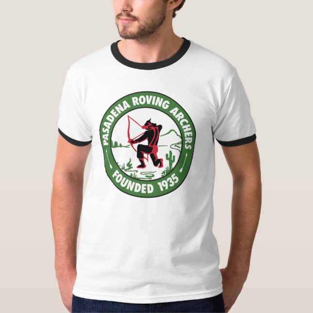 Schwarzer der Rand-T - Shirt PRA Männer (Vorderseite)