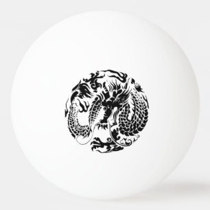 Schwarzer Drache-Klingeln Pong Ball Tischtennisball