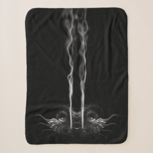 Schwarzer Drache Rauch Sherpadecke