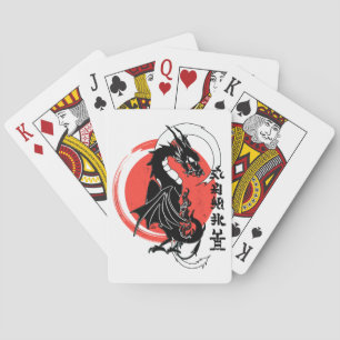 Schwarzer Drache, roter Mond Spielkarten