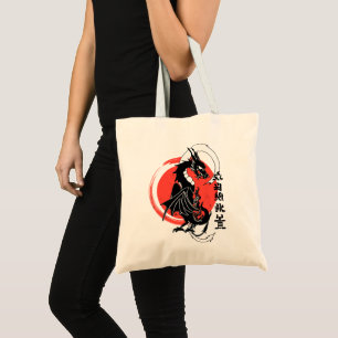 Schwarzer Drache, roter Mond Tragetasche