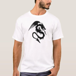 Schwarzer Drache T-Shirt