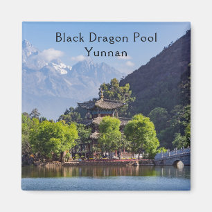 Schwarzer-Drachen-Teich - Yunnan, China Magnet