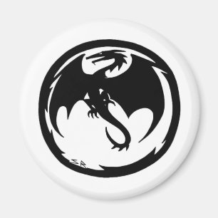 Schwarzer Drachenmagnet Magnet