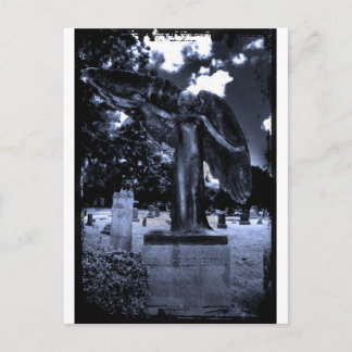 Schwarzer Engel der Postkarten von Iowa City