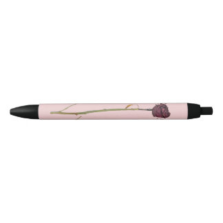 Schwarzer Farbstift für drei Rose Kugelschreiber