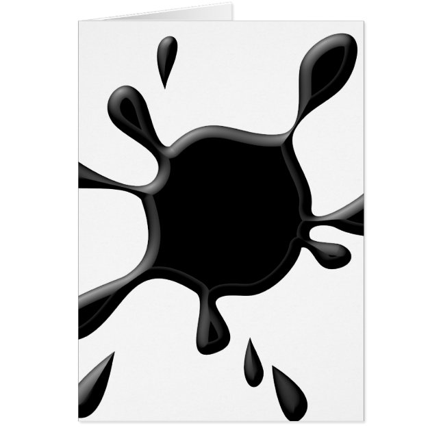 Schwarzer Farbtupfer (Vorne)