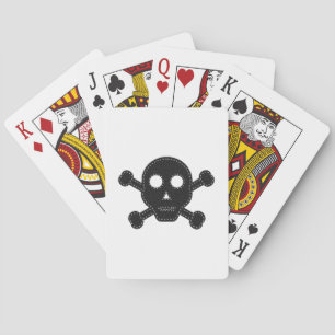 Schwarzer Felt Spielkarten