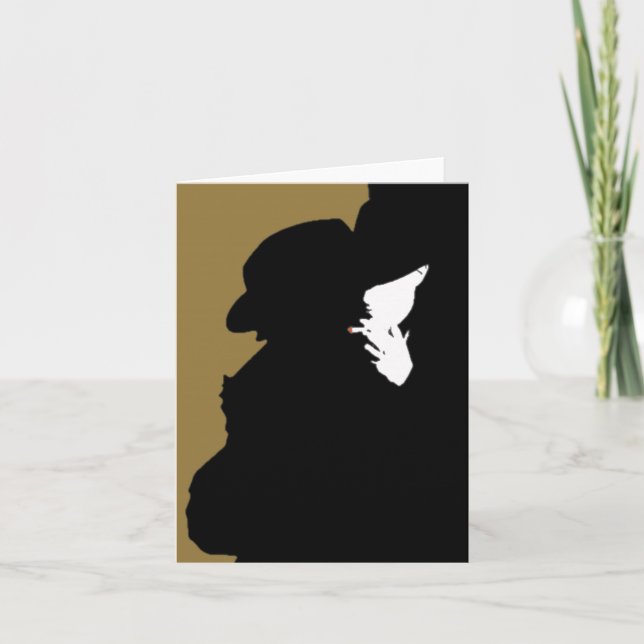 Schwarzer Film Karte (Vorderseite)