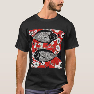 Schwarzer Fisch T-Shirt