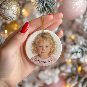 Schwarzer Foto Keramik Ornament