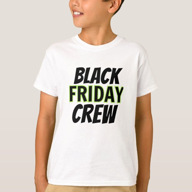 Schwarzer Freitag Crew T-Shirt (Vorderseite)