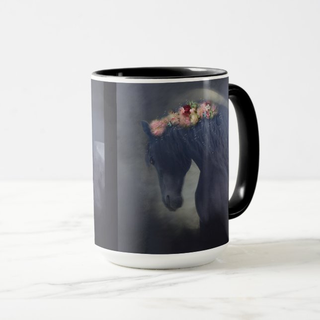 Schwarzer Friesier - Tasse, Cup Tasse (VorderseiteRechts)