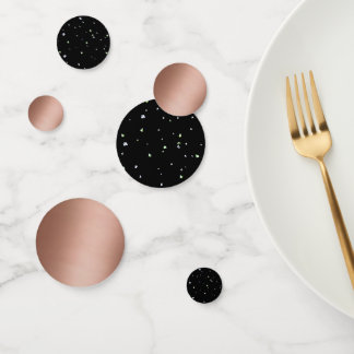 Schwarzer Funkel Konfetti