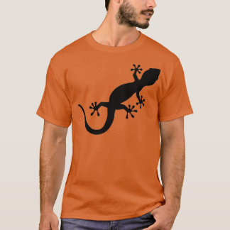 Schwarzer Gecko T-Shirt