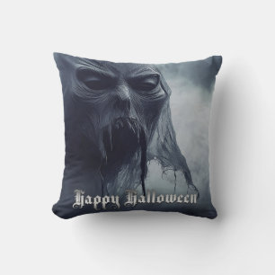 Schwarzer Geist in einer hellischen Landschaft - H Kissen