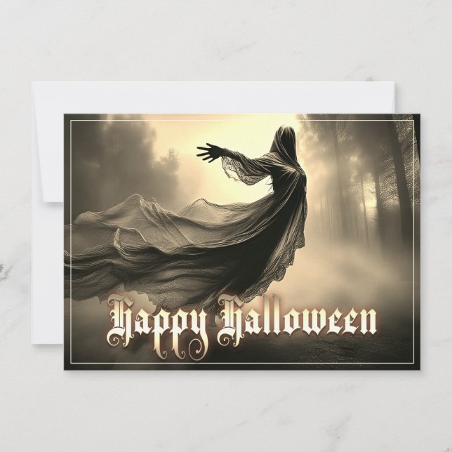 Schwarzer Geist in Höllscape - Halloween (Vorderseite)