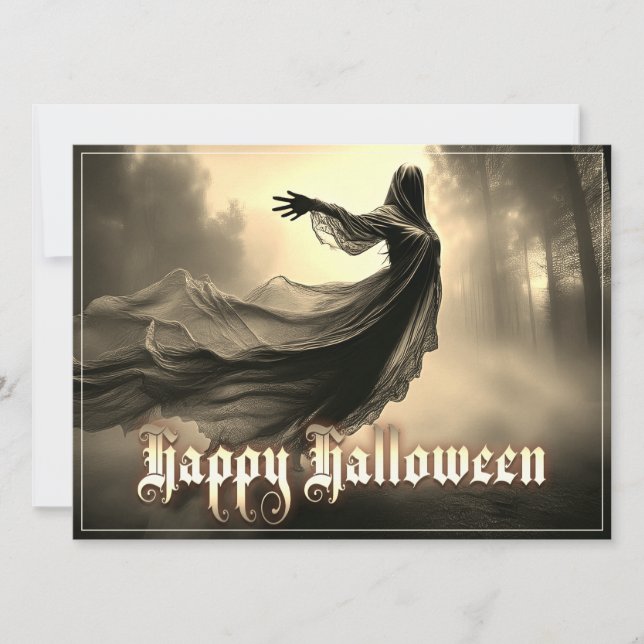 Schwarzer Geist in Höllscape - Halloween (Vorderseite)