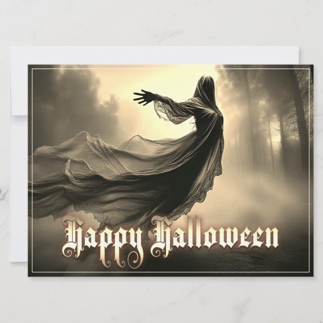 Schwarzer Geist in Höllscape - Halloween (Vorderseite)